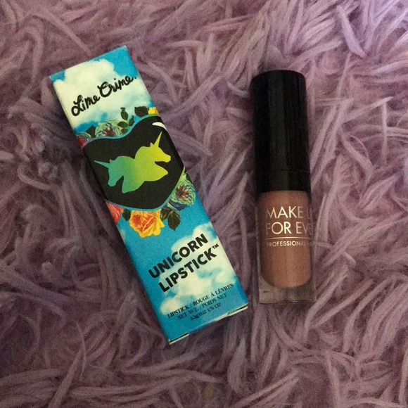 Lime Crime/Makeup Forever Lipstick Bundle - Picture 4 of 4